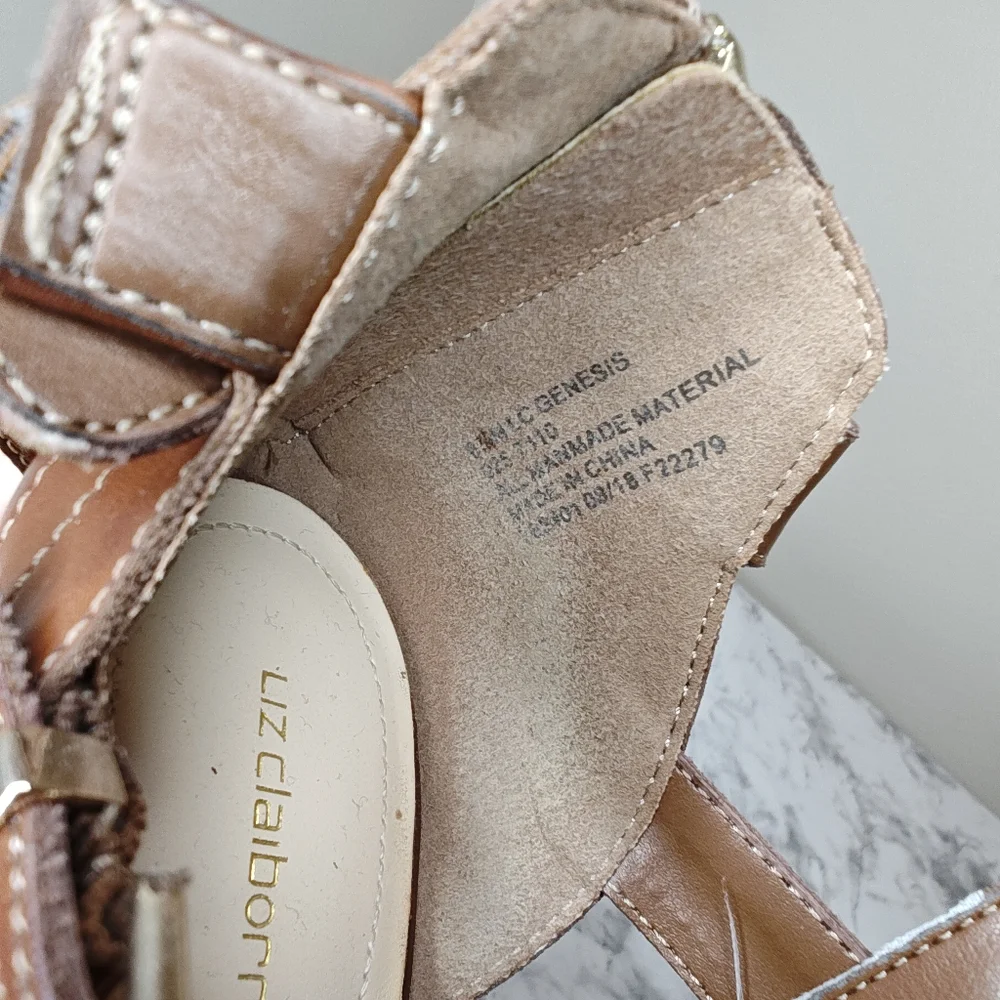 Liz Claiborne Cognac Booties
